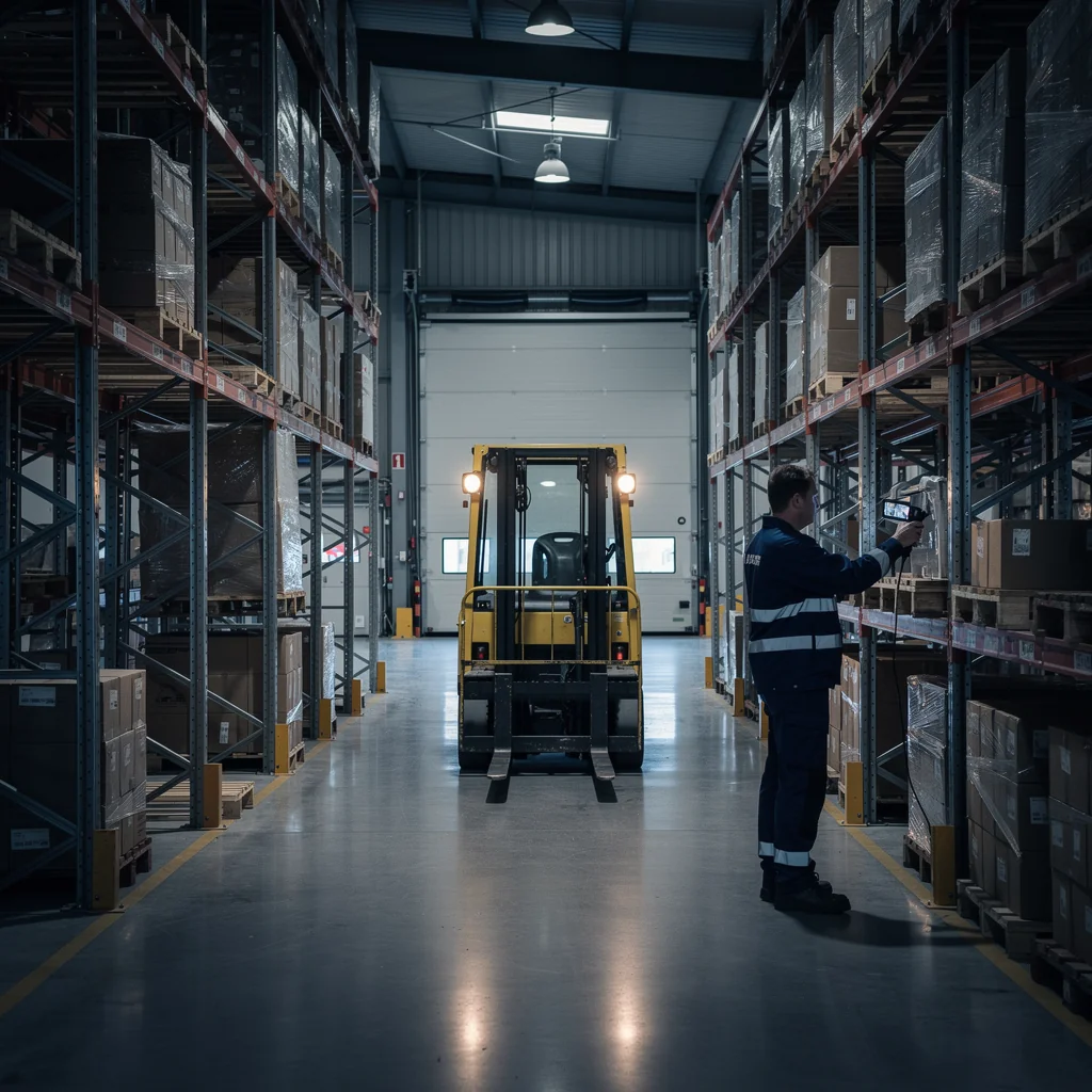 Gestión de inventario en almacén de Galicia